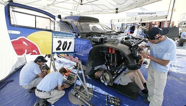 Race Touareg absolviert Abschlusstest in Marokko. Foto: Auto-Reporter/Volkswagen